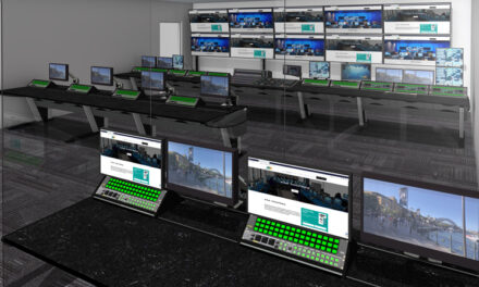 Custom Consoles MediaWall, Module-R and MDesk-Technical Go Live for New TV Production Hub