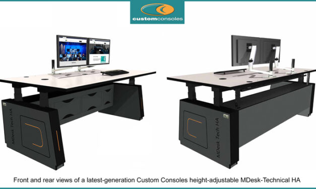 Custom Consoles MDesk-Technical HA to Make IBC Debut
